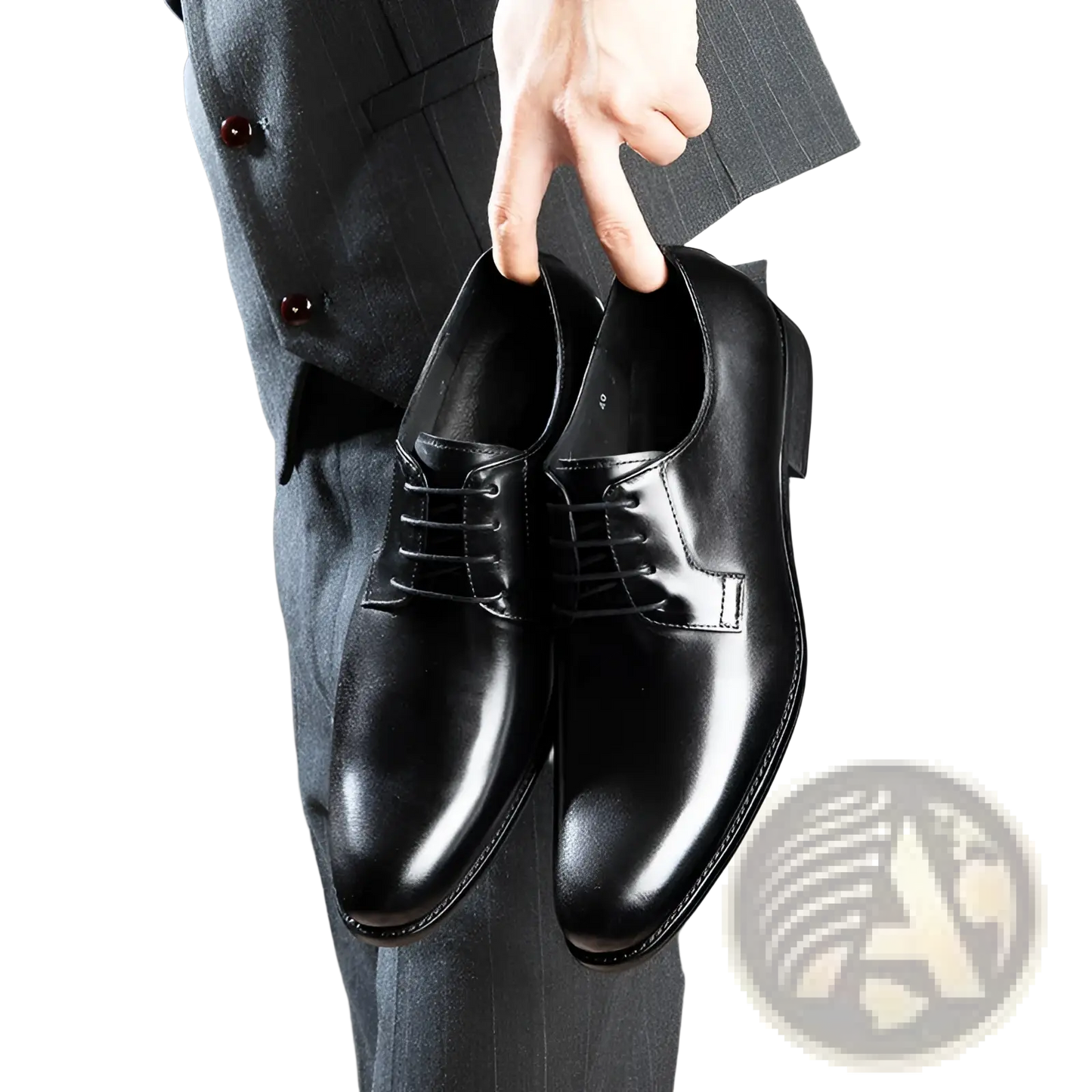 Men's Hand Rubbed Leather Oxford Dress Shoes