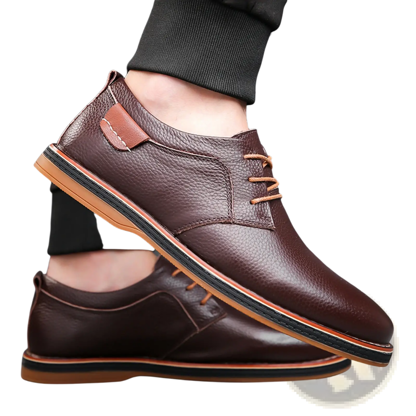 Men's Handmade Genuine Leather Lace Up Oxford Shoes