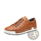 Men's Handmade Leather Low Top Sneakers Casual Shoes