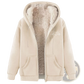 Men's Heartbeat Sherpa Lined Zip Up Winter Fleece Hoodie