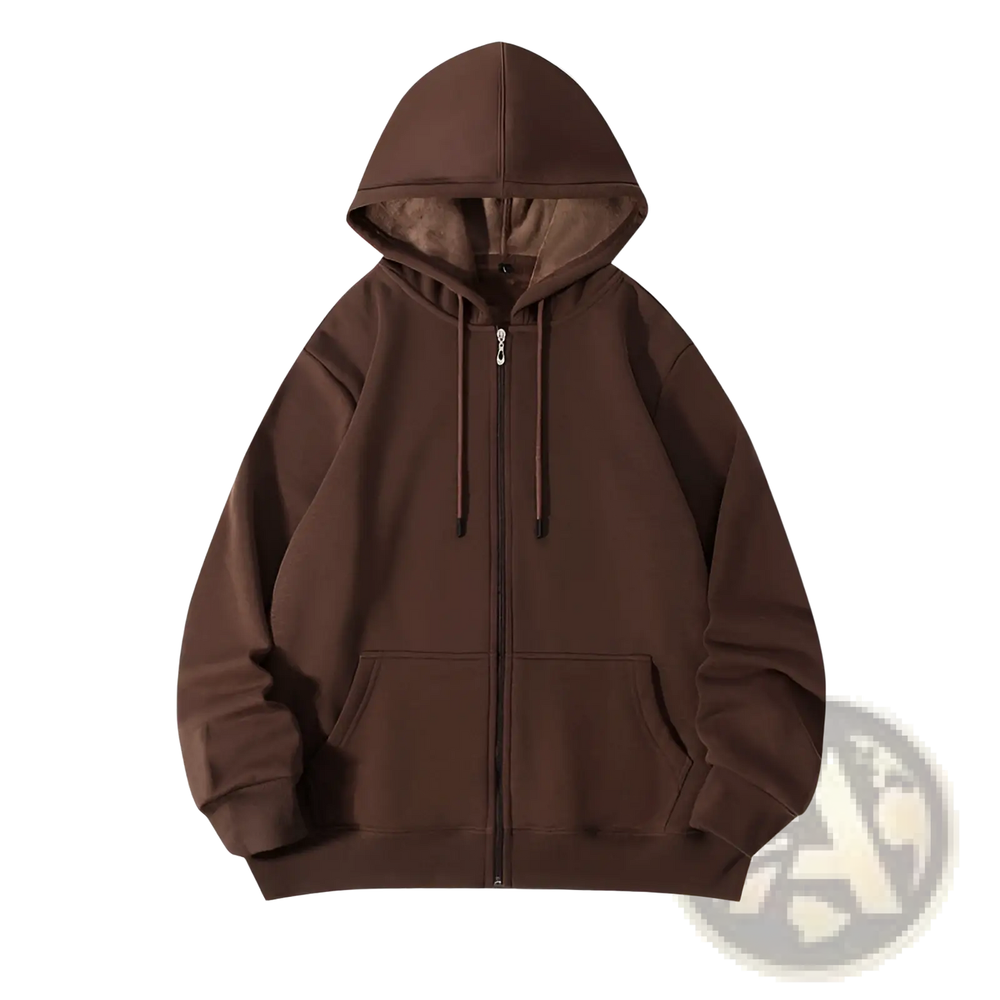 Men's Heavyweight Plus Size Fleece Zip Hoodie