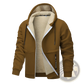 Men's Heavyweight Sherpa Lined Fleece Zip Up Hoodie