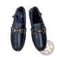 Men's Horsebit Leather Loafers with Plush Winter Lining