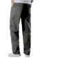 Men's Japanese Style Cotton Straight Leg Workwear Pants