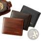 Men's Leather Bifold Wallet with Card Slots and Id Window
