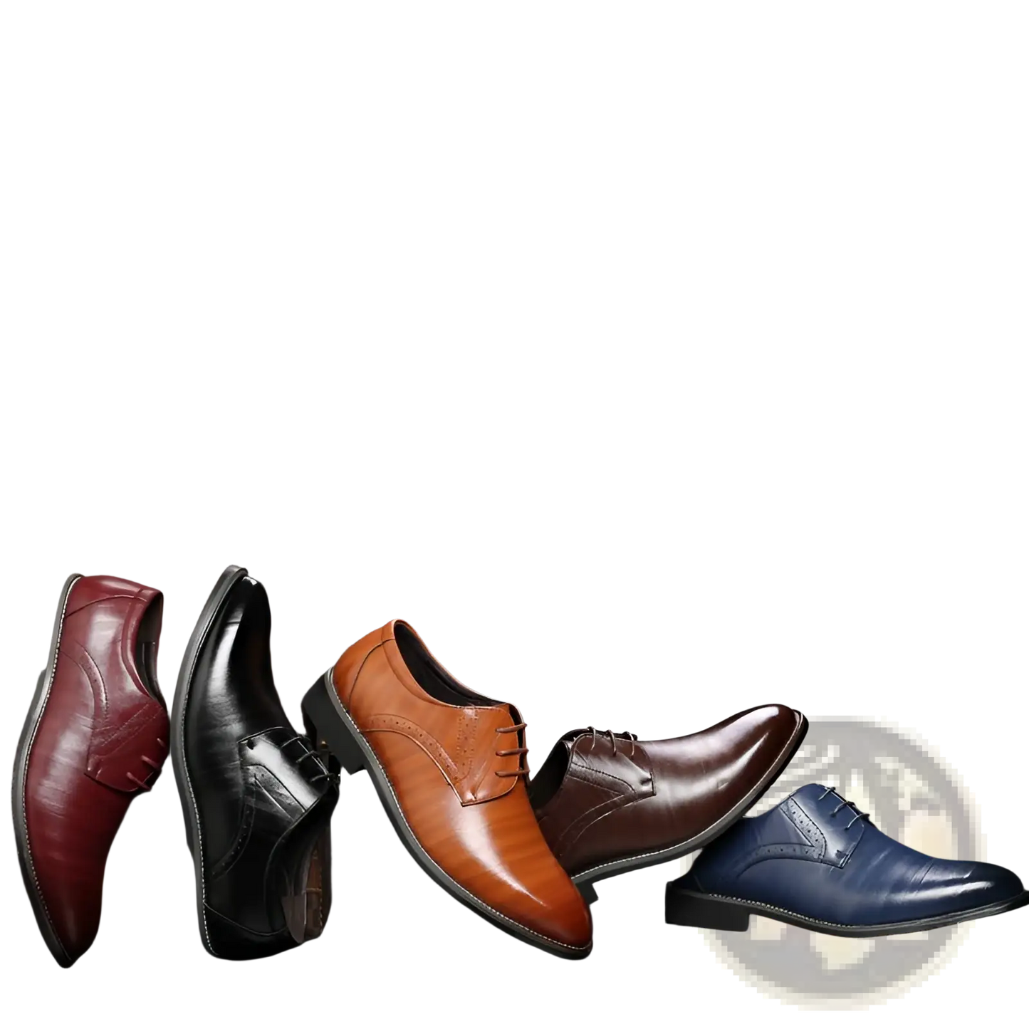 Men's Leather Brogue Oxford Dress Shoes