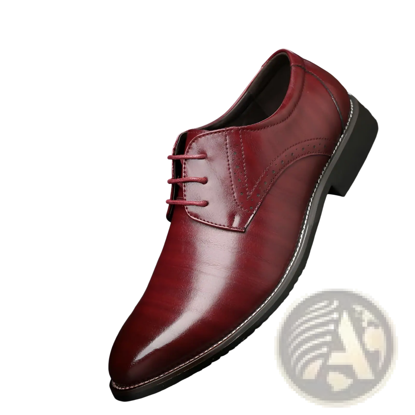 Men's Leather Brogue Oxford Dress Shoes