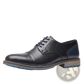 Men's Leather Cap Toe Retro Business Casual Shoes