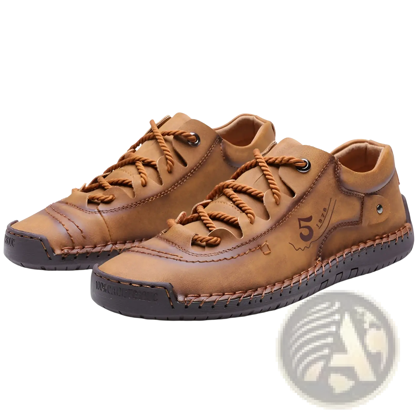 Men's Leather Casual Lace Up British Shoes