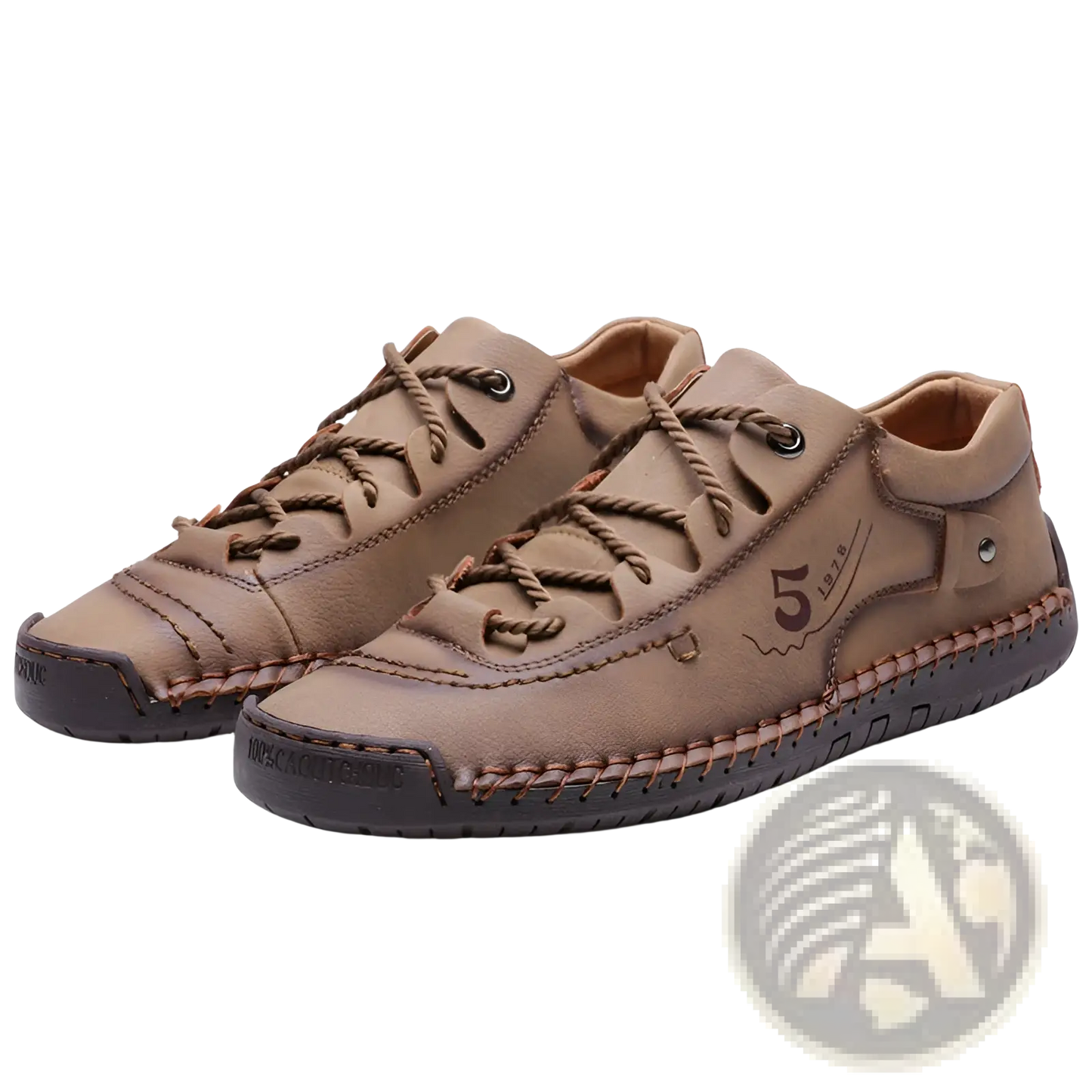 Men's Leather Casual Lace Up British Shoes