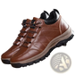Men's Leather Hiking Boots Rugged Outdoor Shoes