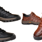 Men's Leather Hiking Shoes Vintage Casual Footwear