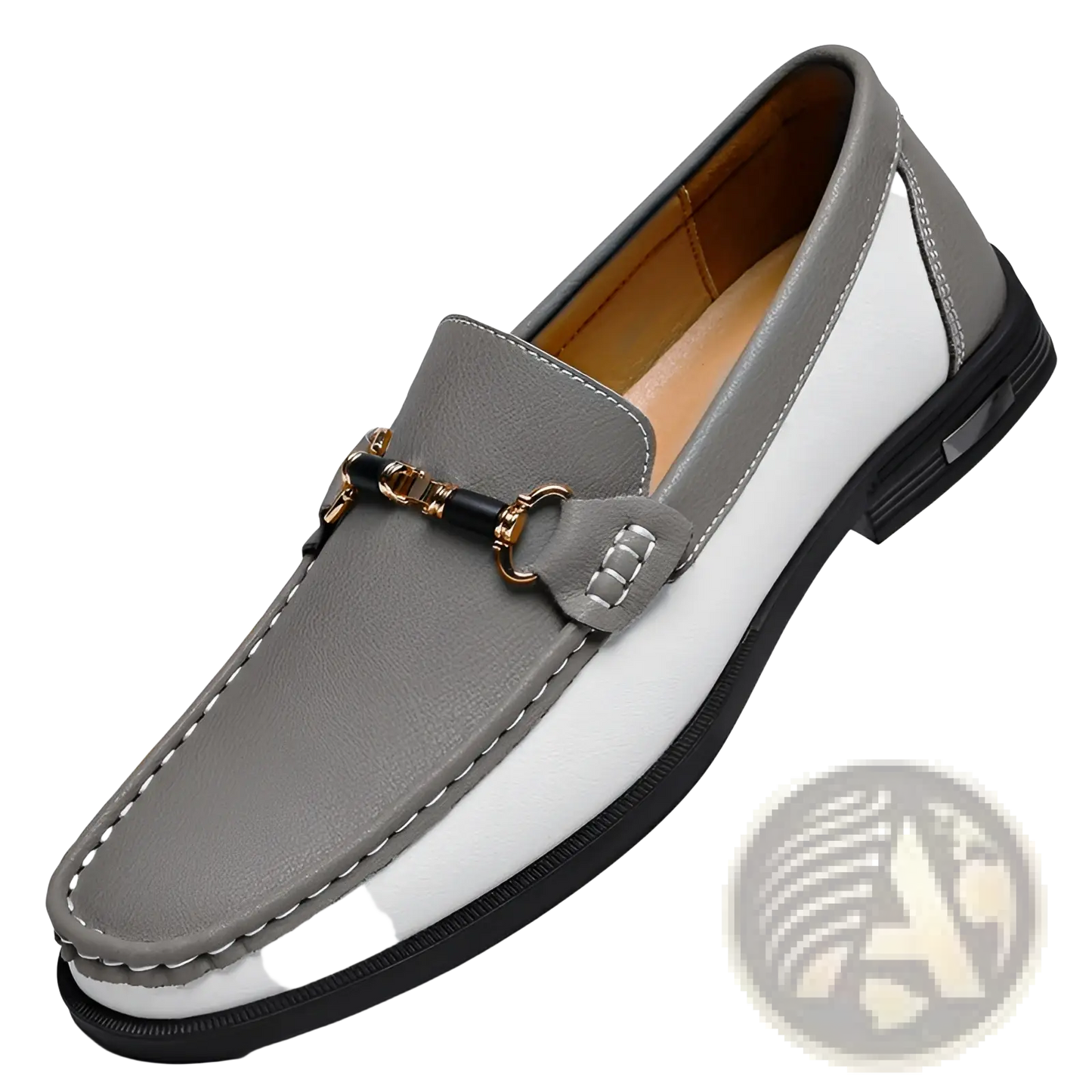Men's Leather Horsebit Loafers Casual Moccasins