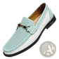 Men's Leather Horsebit Loafers Casual Moccasins
