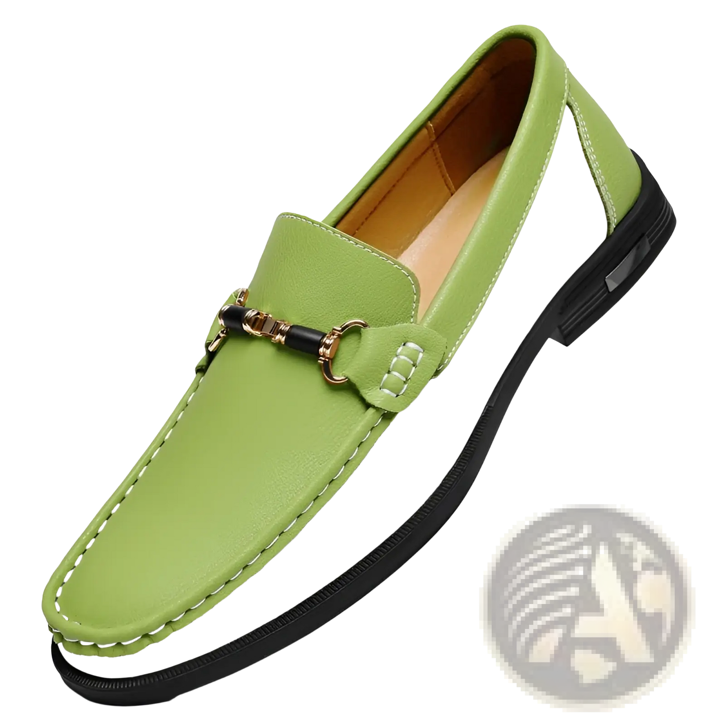 Men's Leather Horsebit Loafers Casual Moccasins
