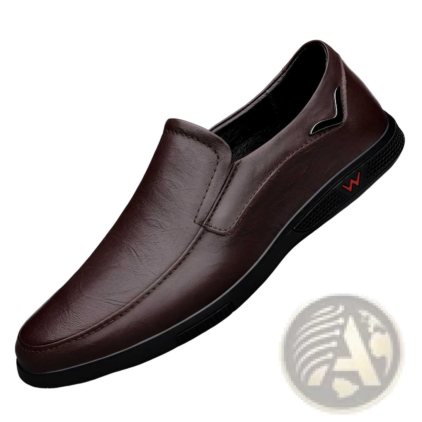 Men's Leather Loafers British Style Slip on Shoes