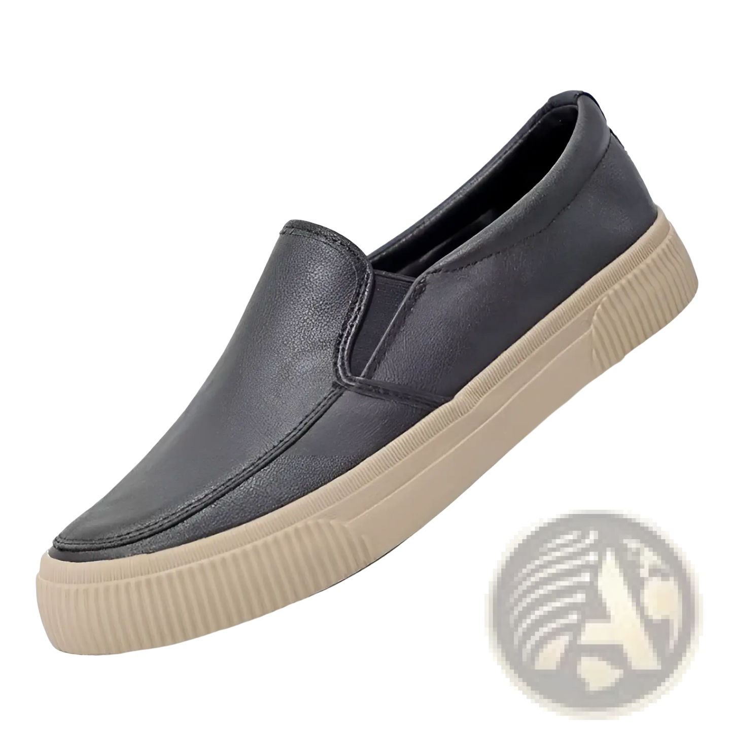 Men's Leather Slip-on Casual Fashion Sneakers
