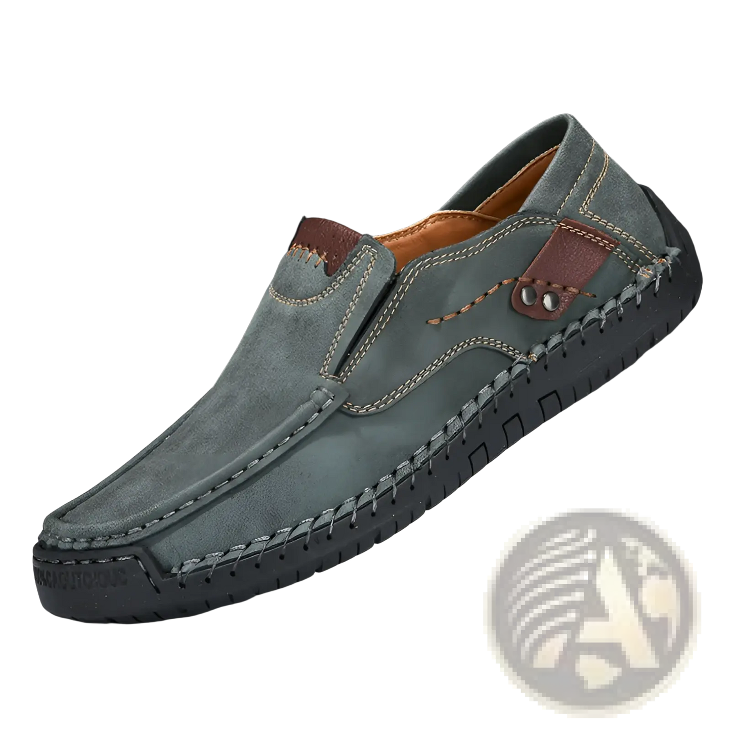 Men's Leather Slip on Casual Outdoor Loafers