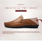 Men's Leather Slip on Loafers Business Casual Shoes