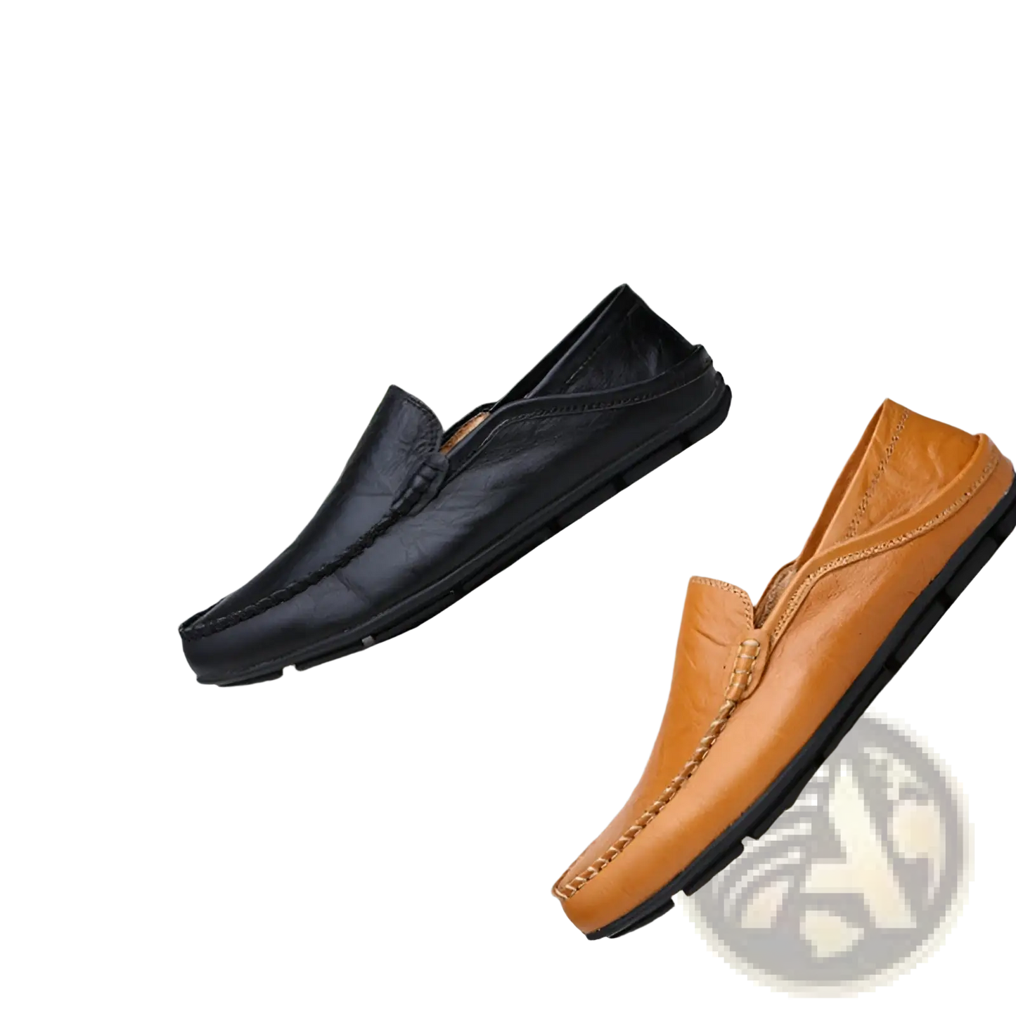 Men's Leather Slip on Loafers Casual Driving Shoes