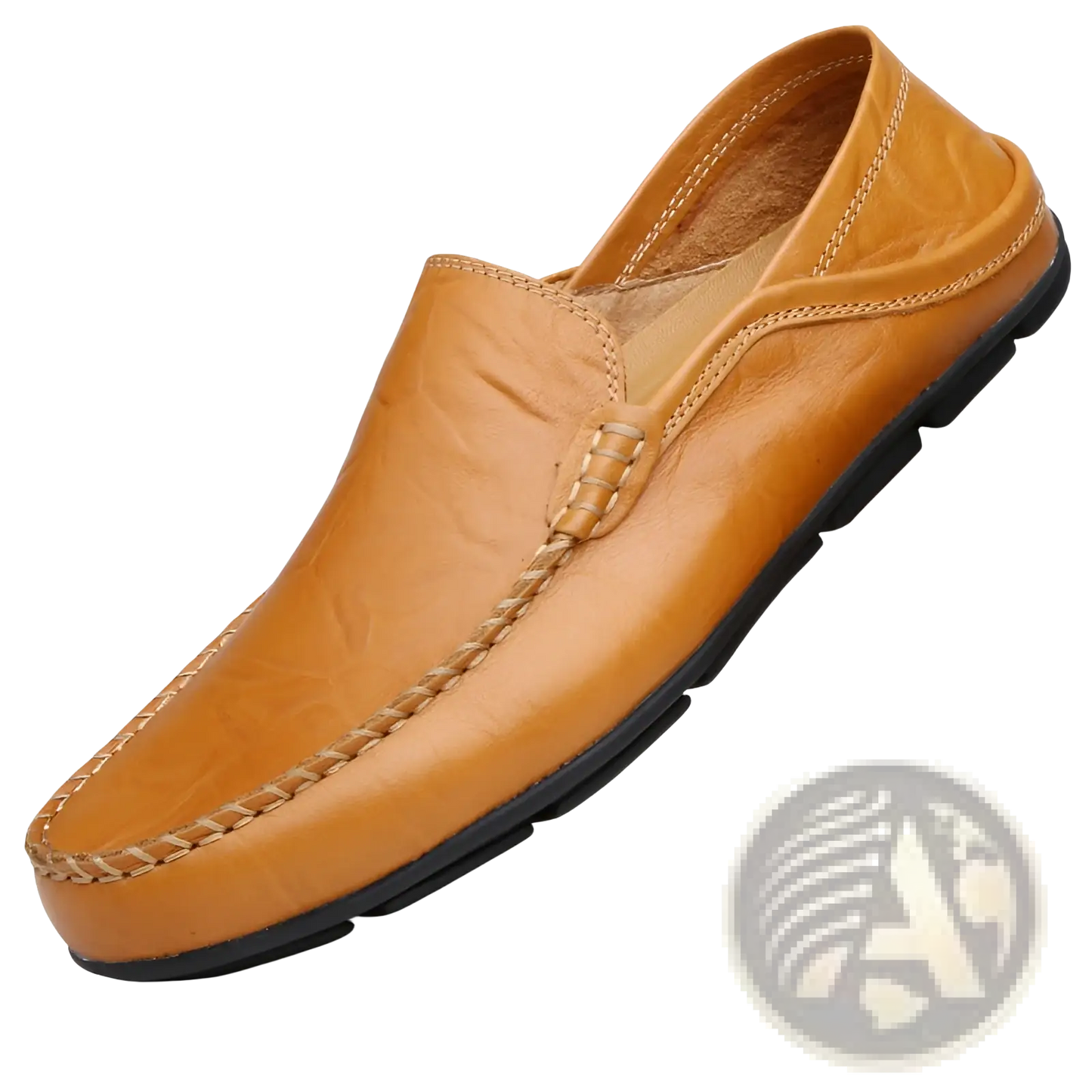 Men's Leather Slip on Loafers Casual Driving Shoes