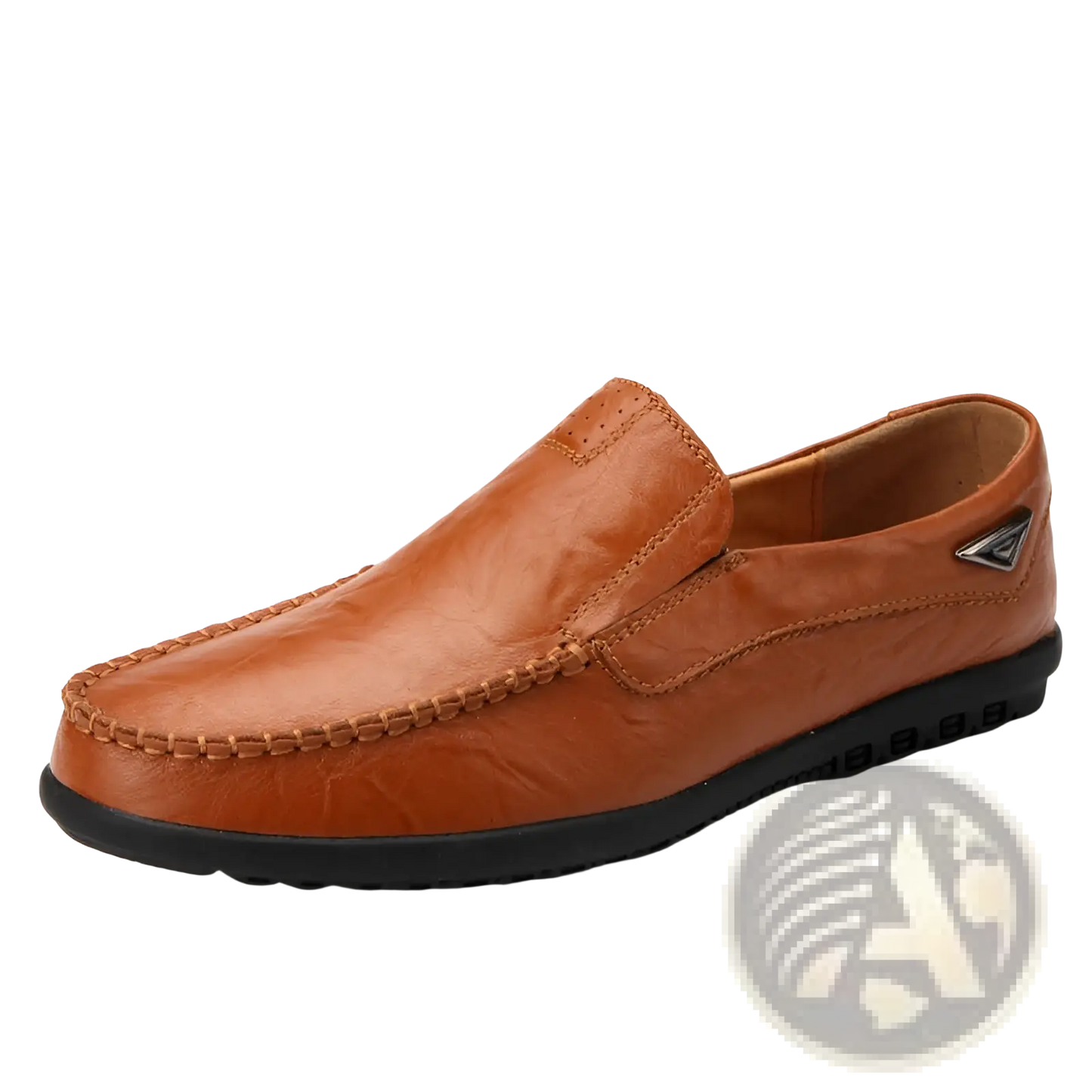 Men's Leather Slip on Loafers Casual Flat Shoes