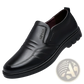 Men's Leather Slip on Shoes with Non Slip Sole