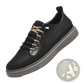 Men's Leather Sneakers no Tie Casual Chunky Sole