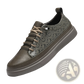 Men's Leather Sneakers no Tie Casual Chunky Sole