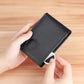 Men's Genuine Leather Airtag Compatible Tracker Wallet