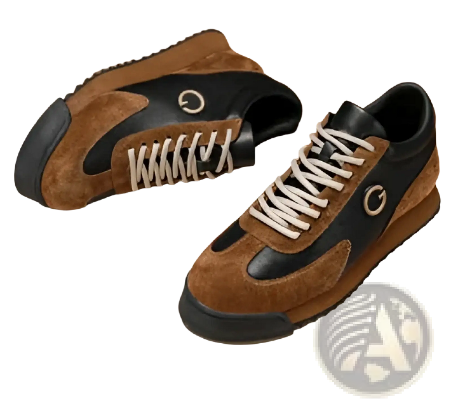Men's Leather Waterproof Casual Sneakers