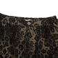 Men's Leopard Print Denim and Cargo Workwear Shorts