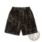 Men's Leopard Print Denim and Cargo Workwear Shorts