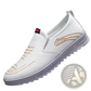 Men's Lightweight Breathable Faux Leather Slip on Shoes