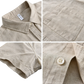 Men's Lightweight Loose Fit Linen Short Sleeve Shirt
