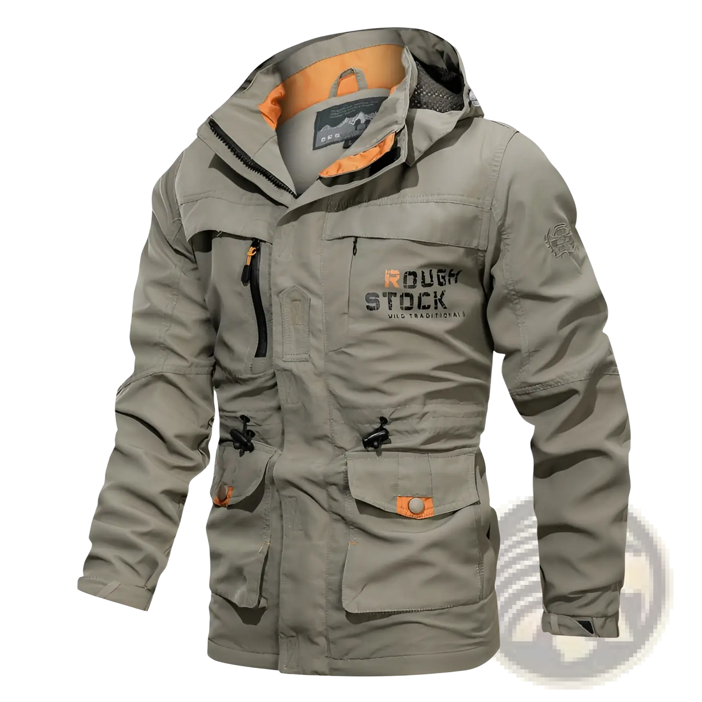 Men's Loose Fit Waterproof Tactical Hooded Jacket