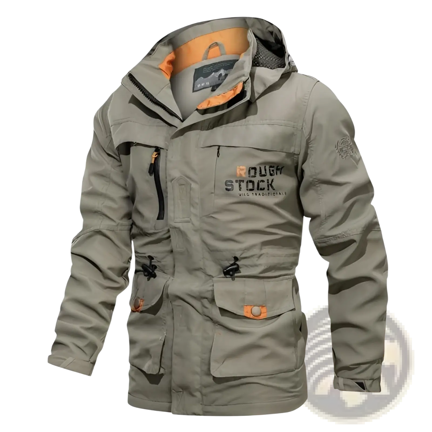 Men's Loose Fit Waterproof Tactical Hooded Jacket
