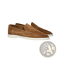 Men's Matte Suede Slip on Loafers with Rubber Sole