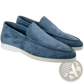 Men's Matte Suede Slip on Loafers with Rubber Sole