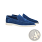 Men's Matte Suede Slip on Loafers with Rubber Sole