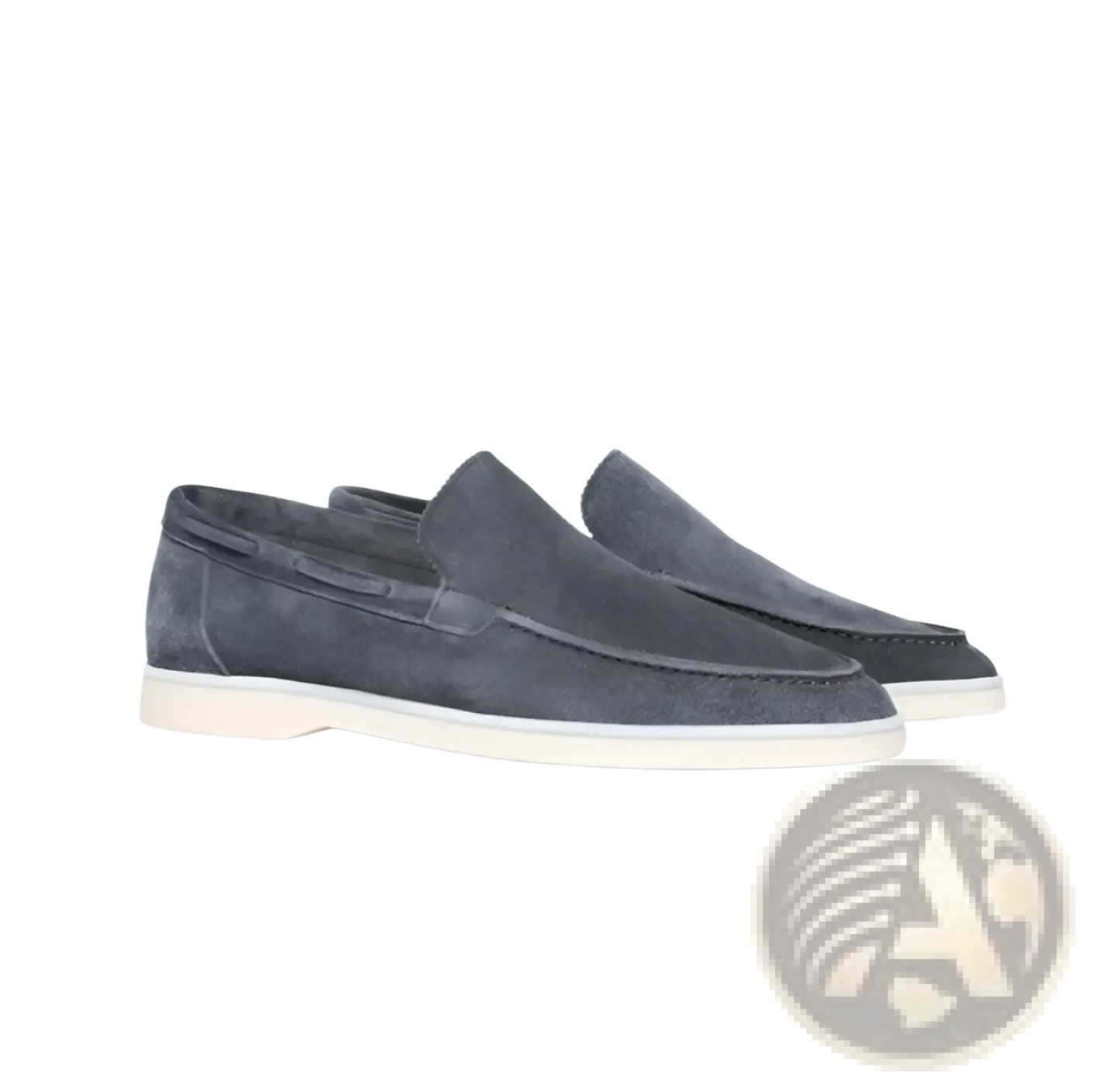 Men's Matte Suede Slip on Loafers with Rubber Sole