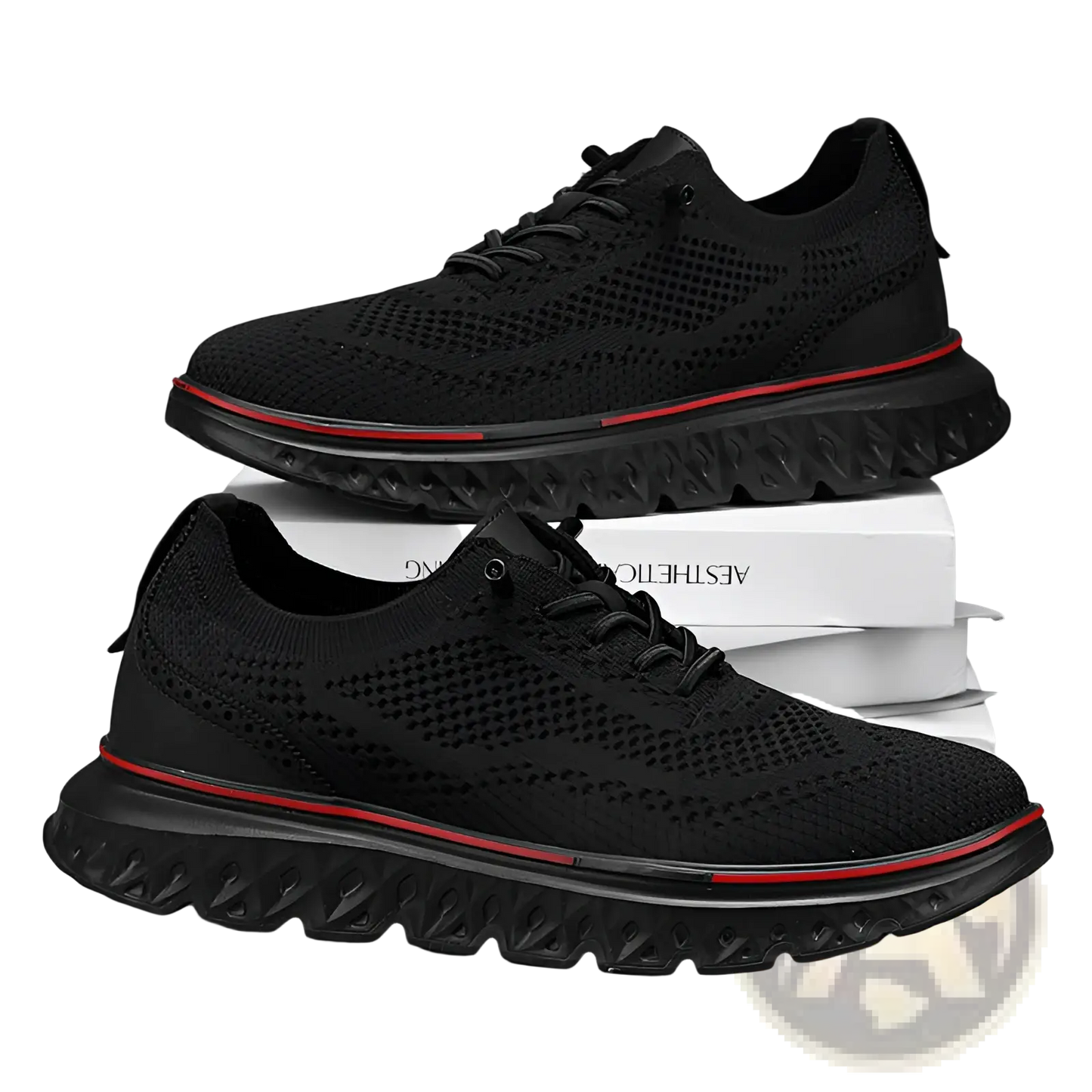Men's Mesh Knit Casual Lightweight Sneakers