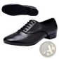 Men's Microfiber Leather Lace Up Dancing Shoes