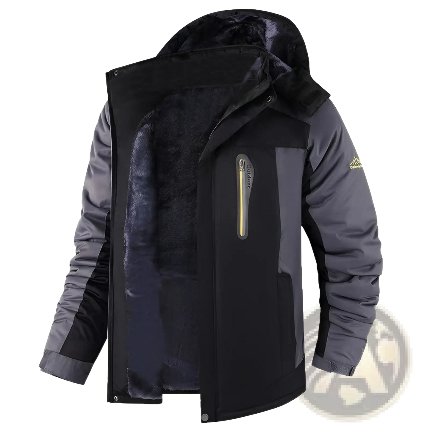 Men's Mid Length Fleece Lined Insulated Winter Jacket