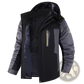 Men's Mid Length Fleece Lined Insulated Winter Jacket