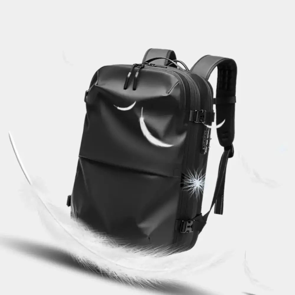 Men's Vacuum Compression 60l Expandable Travel Backpack