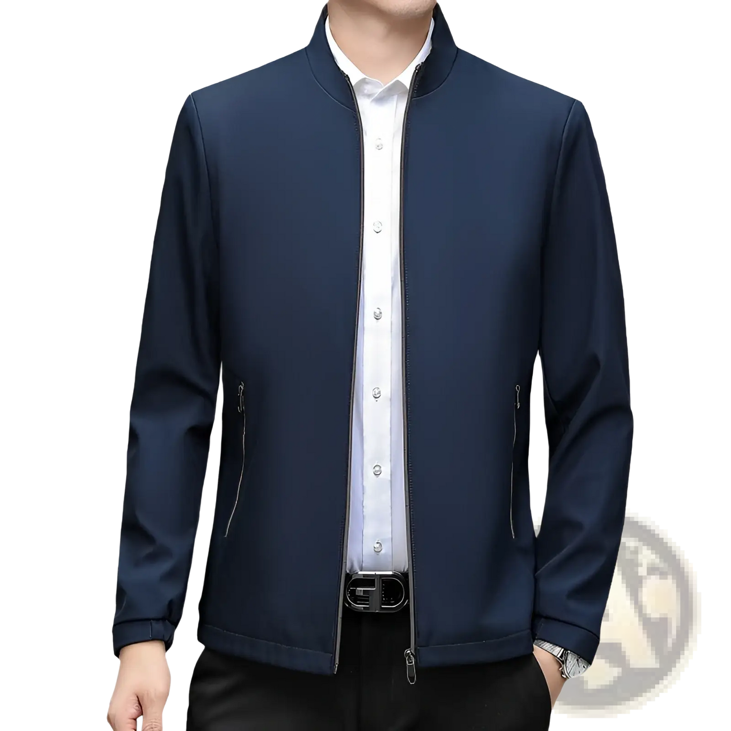 Men's Modern Lightweight Stand Collar Bomber Jacket