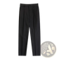 Men's Modern Slim Fit Straight Leg Cotton Trousers