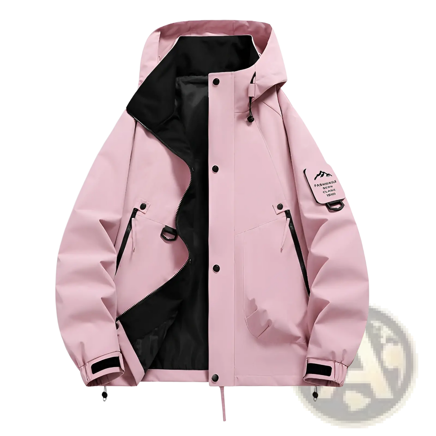 Men's Modern Waterproof Windproof Hooded Utility Jacket
