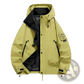 Men's Modern Waterproof Windproof Hooded Utility Jacket